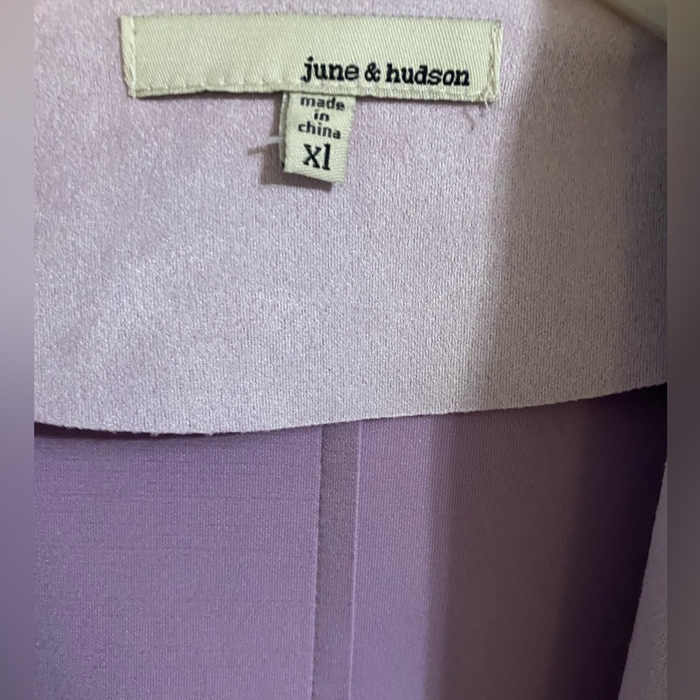 Lavender Microsuede Jacket Cardigan - image 4